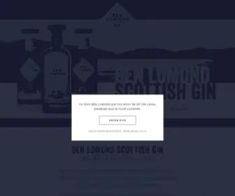 Benlomondgin.com(Ben Lomond Gin) Screenshot