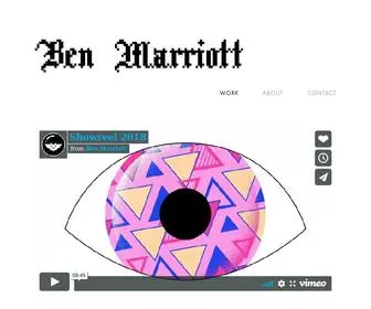 Benmarriott.com(Ben Marriott) Screenshot