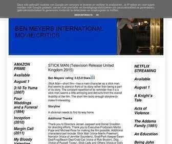Benmeyersinternational.com(Ben Meyers International Movie Critics) Screenshot