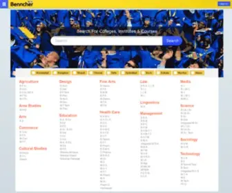 Benncher.com(Course & College Search) Screenshot