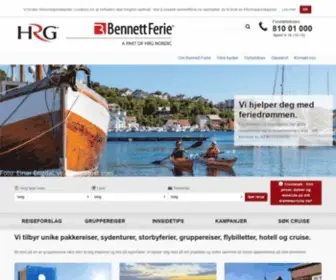 Bennettferie.no(Reisebyrå) Screenshot