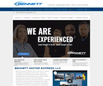 Bennettmotorexpressllc.com(Bennett Motor Express) Screenshot