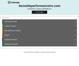 Bennettsperformanceinc.com(Harley Davidson) Screenshot