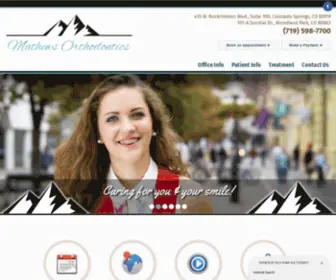 Benningorthodontics.com(Orthodontics in Colorado Springs & Woodland Park) Screenshot