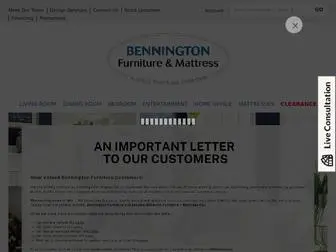 Benningtonfurniture.com(Old Brick Furniture & Mattress Co) Screenshot