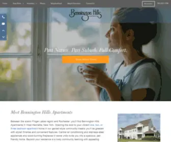 Benningtonhillsapartments.com(West Henrietta) Screenshot