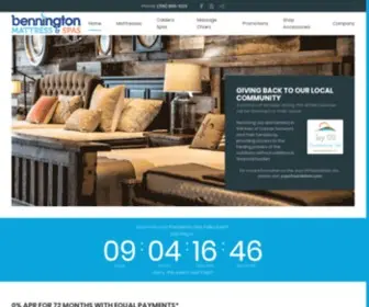 Benningtonmattress.com(Mattress & Spas Showroom of Saratoga) Screenshot