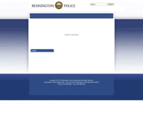 Benningtonpd.com(Benningtonpd) Screenshot