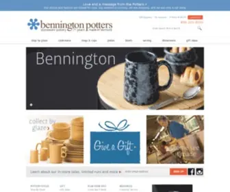 Benningtonpotters.com(Bennington Potters) Screenshot
