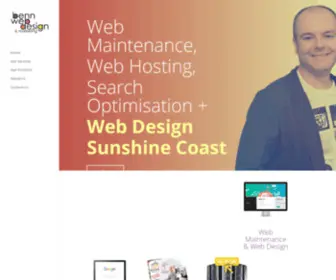 Bennwebdesign.com(Benn Web Design Sunshine Coast) Screenshot