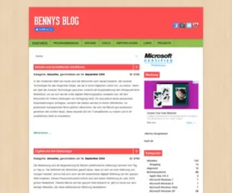 Bennyn.de(Der Blog von Benny Neugebauer) Screenshot