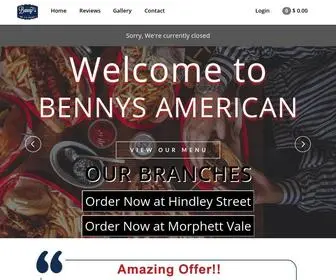 Bennysamericantakeaway.com.au(Bennys American Morphett Vale) Screenshot