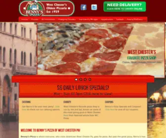 Bennyspizzawc.com(Benny's Pizza) Screenshot