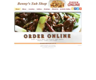 Bennyssubshop.com(Bennyssubshop) Screenshot