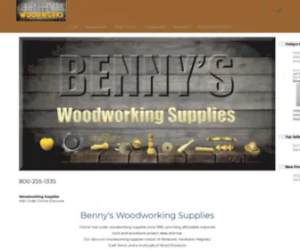 Bennyswoodworks.com(Benny's Woodworks Supplies Woodworking Tools Projects Murfreesboro) Screenshot