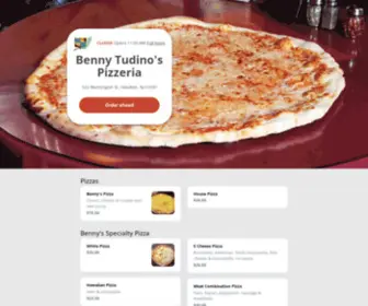 Bennytudinospizzeria.com(Benny Tudino's Pizzeria) Screenshot