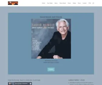 Benoit.com(Official web site of David Benoit) Screenshot