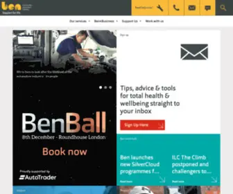 Ben.org.uk(Here for the automotive industry) Screenshot