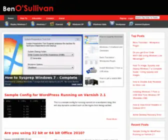 Benosullivan.co.uk(Ben o\'sullivan) Screenshot