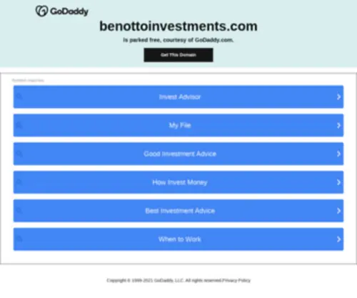 Benottoinvestments.com(Benottoinvestments) Screenshot