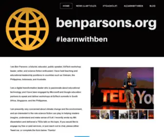 Benparsons.org(I am Ben Parsons) Screenshot