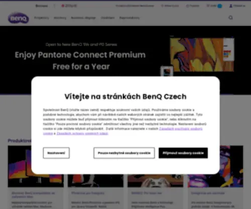 Benq.sk(BenQ Slovensko) Screenshot