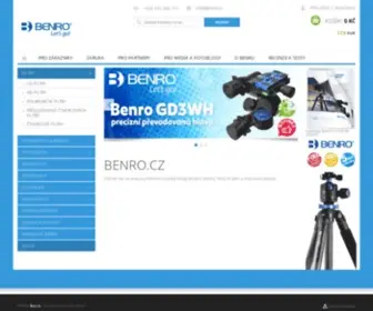 Benro.cz(Výrobce) Screenshot