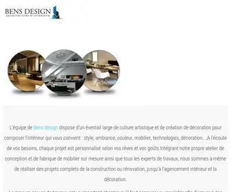 Bensdesign.ma(Architecture d'interieur casablanca) Screenshot