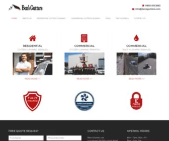 Bensgutters.com(Gutter Cleaning Services) Screenshot