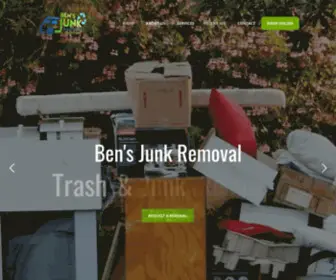 Bensjunkremoval.com(Trash & Junk Removal) Screenshot