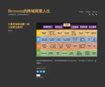 Benson-Lee.blog(Benson的跨域商業人生) Screenshot