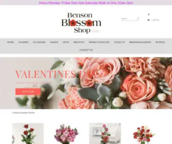 Bensonblossomshop.com(This site is temporarily disabled) Screenshot