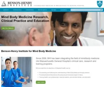 Bensonhenryinstitute.org(Benson-Henry Institute) Screenshot