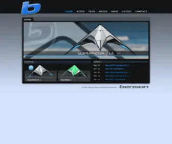 Bensonkites.com(Benson Kites) Screenshot