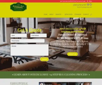 Bensonrugs.com(Benson Rug) Screenshot