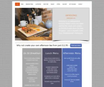 Bensonsrestaurant.co.uk(Bensons restaurant and tea rooms) Screenshot