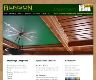 Bensonwoodproducts.com(Benson Wood Products) Screenshot