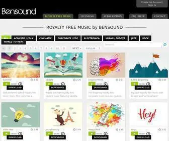 Bensound.com(Music for Video Creators) Screenshot