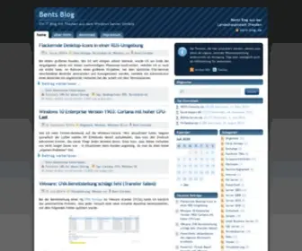 Bent-Blog.de(Bents Blog) Screenshot