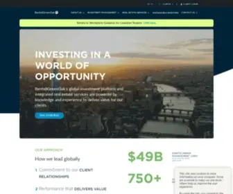 Bentallgreenoak.com(Investing in a world of opportunity) Screenshot
