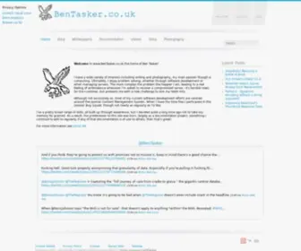 Bentasker.co.uk(The Home of Ben Tasker) Screenshot