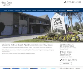 Bentcreeklewisville.com(Bent Creek Apartments) Screenshot