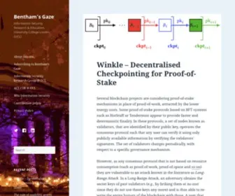 Benthamsgaze.org(Information Security Research & Education) Screenshot