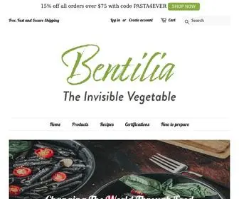 Bentilia.ca(Bentilia Lentil Pasta) Screenshot