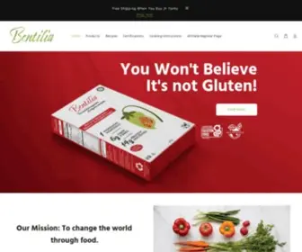 Bentilia.com(Bentilia Gluten) Screenshot