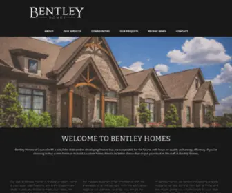 Bentley-Homes.com(Bentley Homes) Screenshot