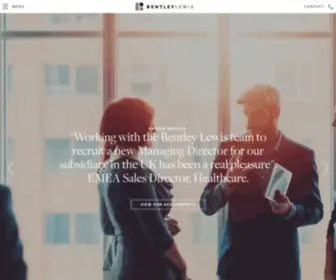 Bentleylewis.com(Boutique executive recruitment) Screenshot