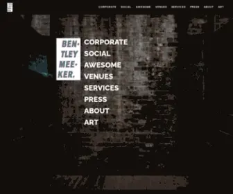 Bentleymeeker.com(Bentley Meeker Lighting and Staging) Screenshot