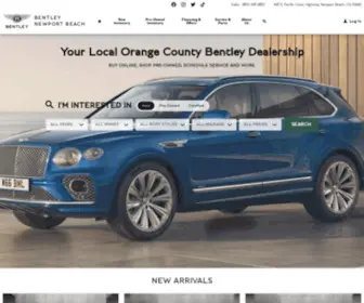 Bentleynewportbeach.com(Bentley Newport Beach) Screenshot