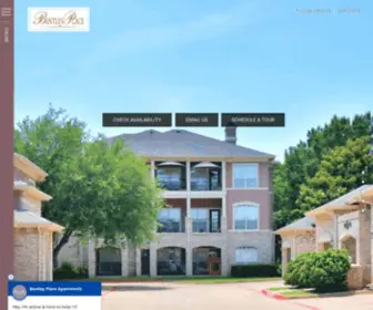 Bentleyplaceapts.com(Apartments in Plano) Screenshot